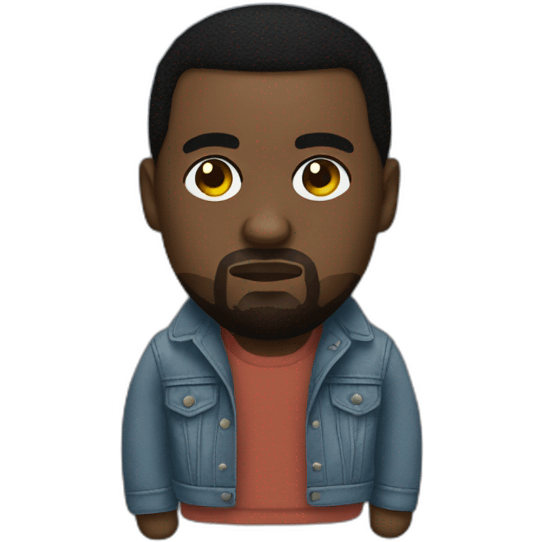 Kanye West plushy emoji