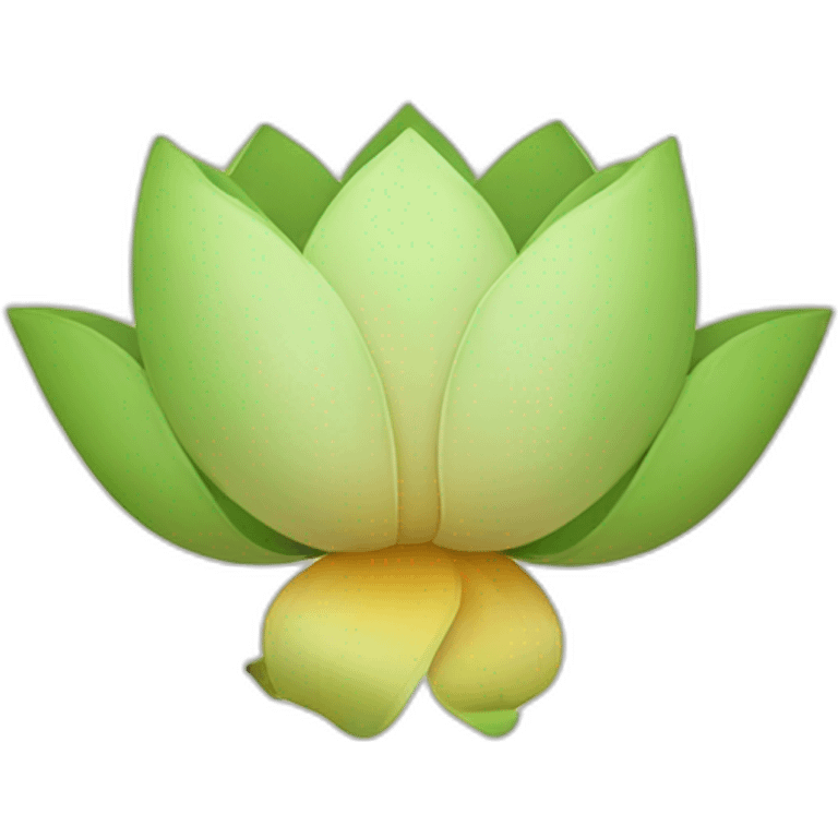 Smiling Lotus emoji