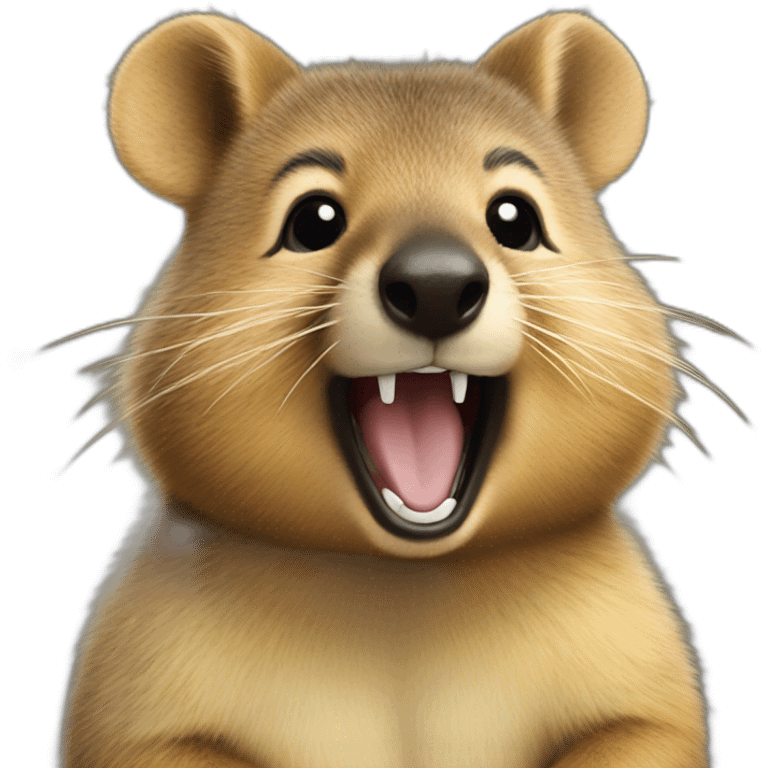 happy quokka emoji