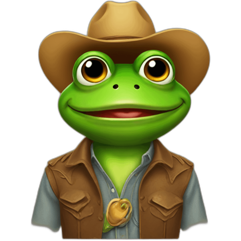 frog cowboy lgbt emoji