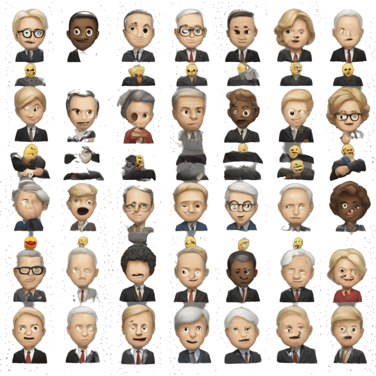 Communication of politicians emoji