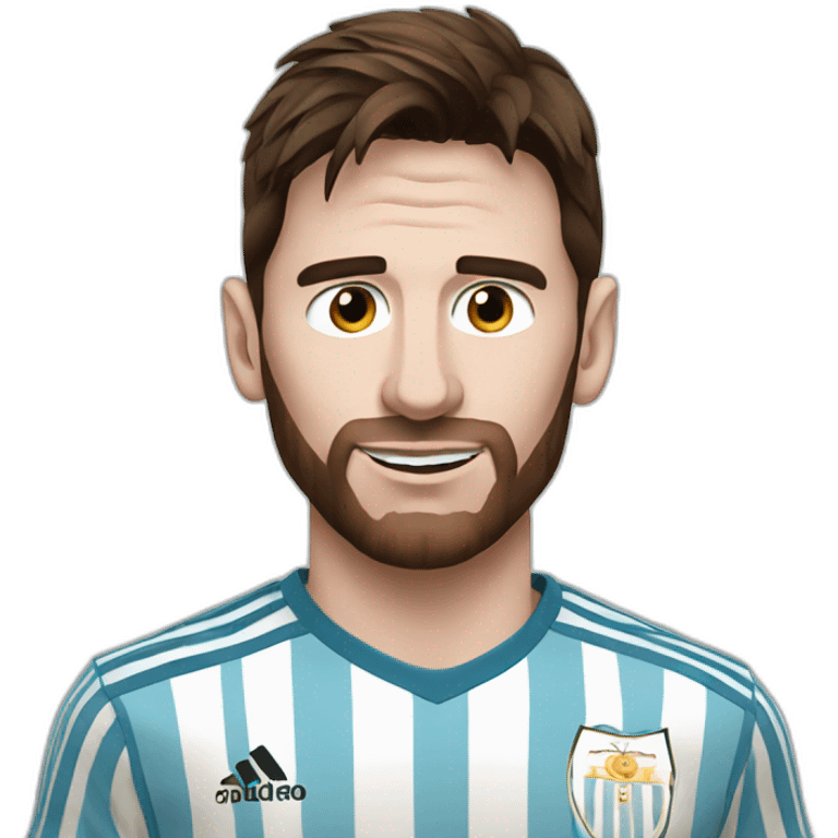 messi argentina emoji