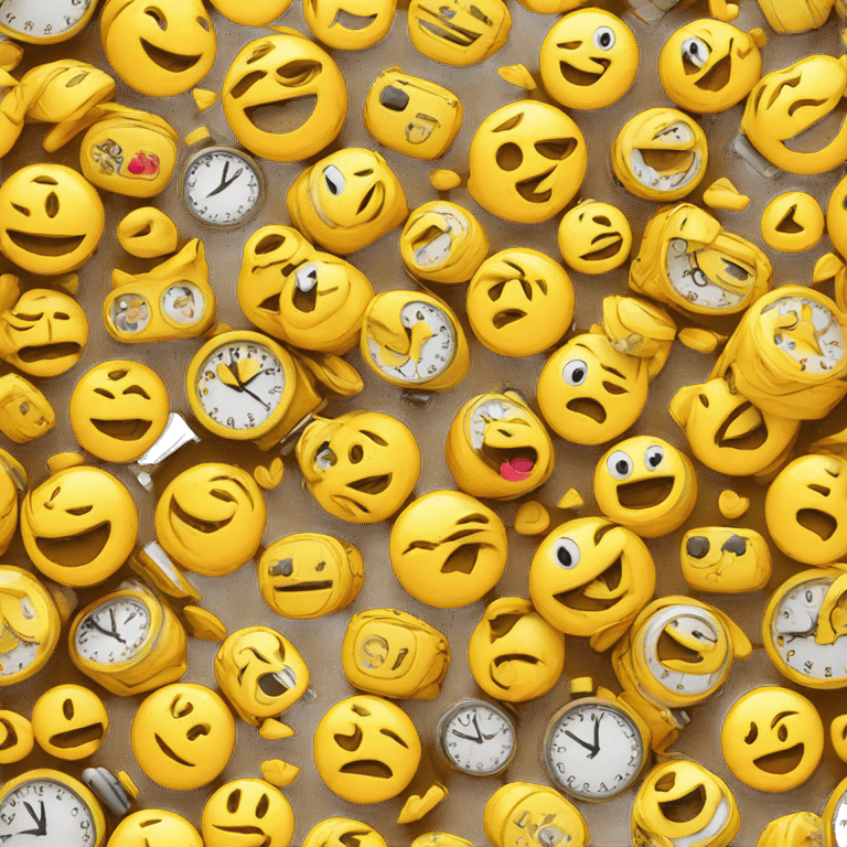 EMOJI RELOJ 3D emoji