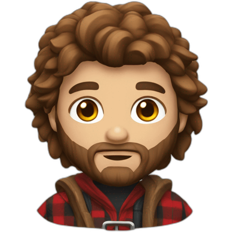 lumberjack in hogwarts robes emoji