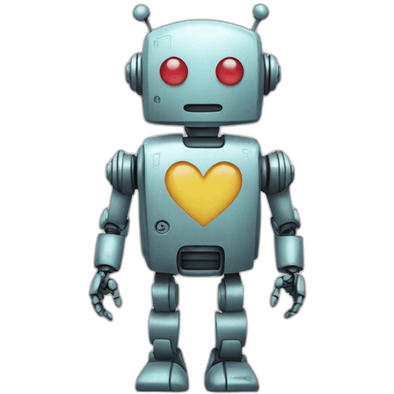 ROBOT PEACE AND LOVE emoji