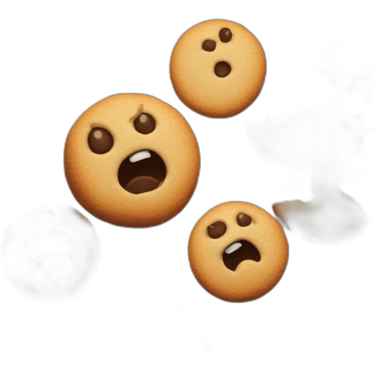 Angry Scary Cookie emoji