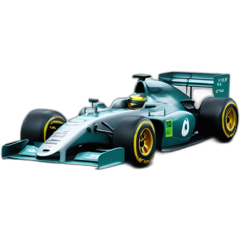 Aston Martin formula 1 car emoji