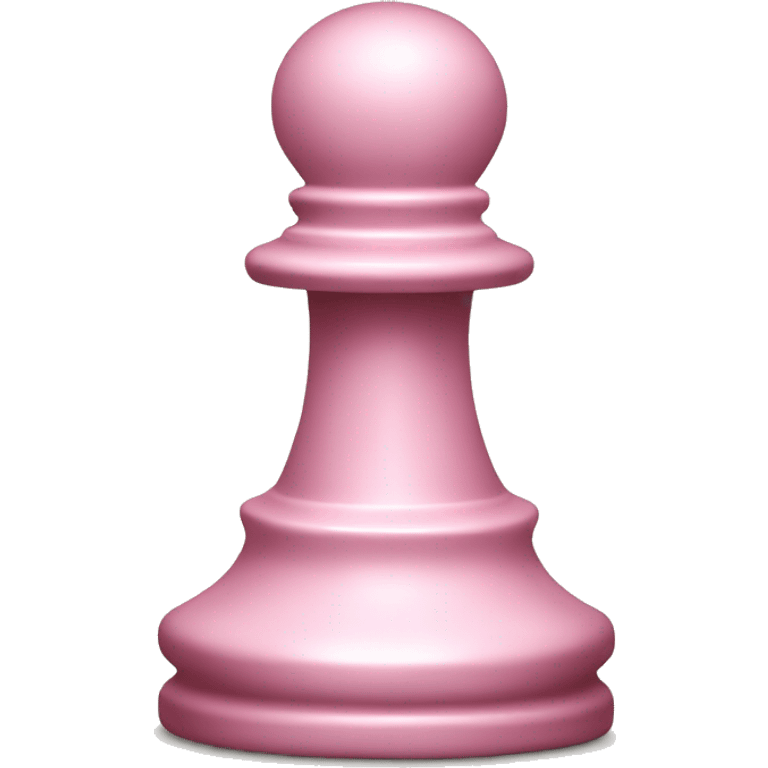 A light pink chess pawn emoji