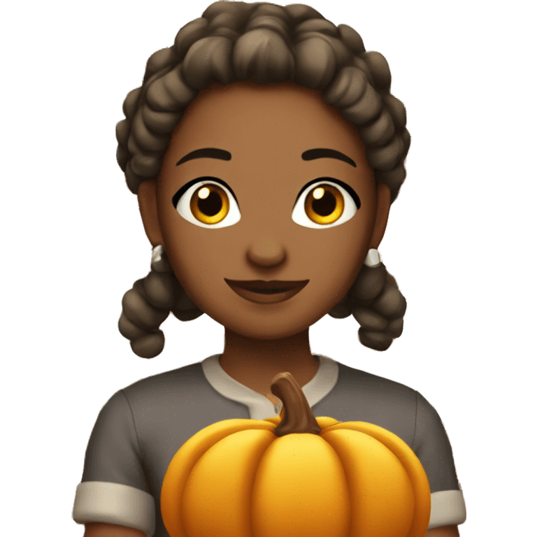 Girlie thanksgiving emoji