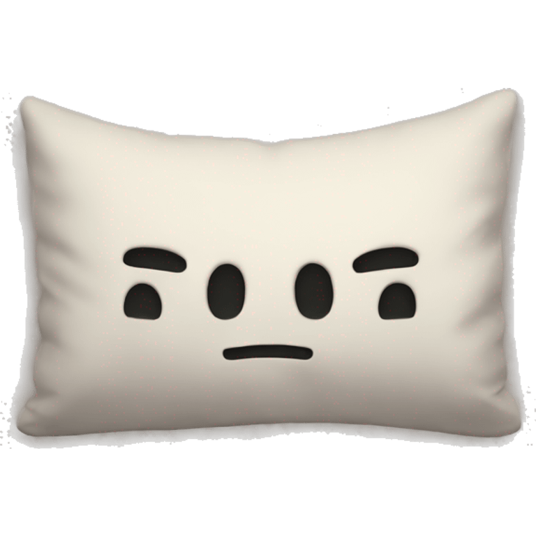 cartoon head buried in pillow emoji