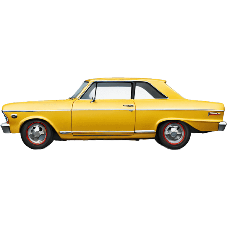 1964 white Chevy nova emoji