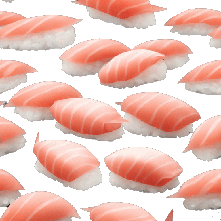 Raw tuna nigiri sushi emoji