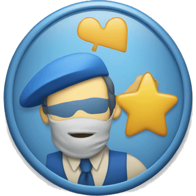 Blue check badge emoji