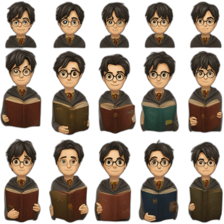 livres harry potter emoji