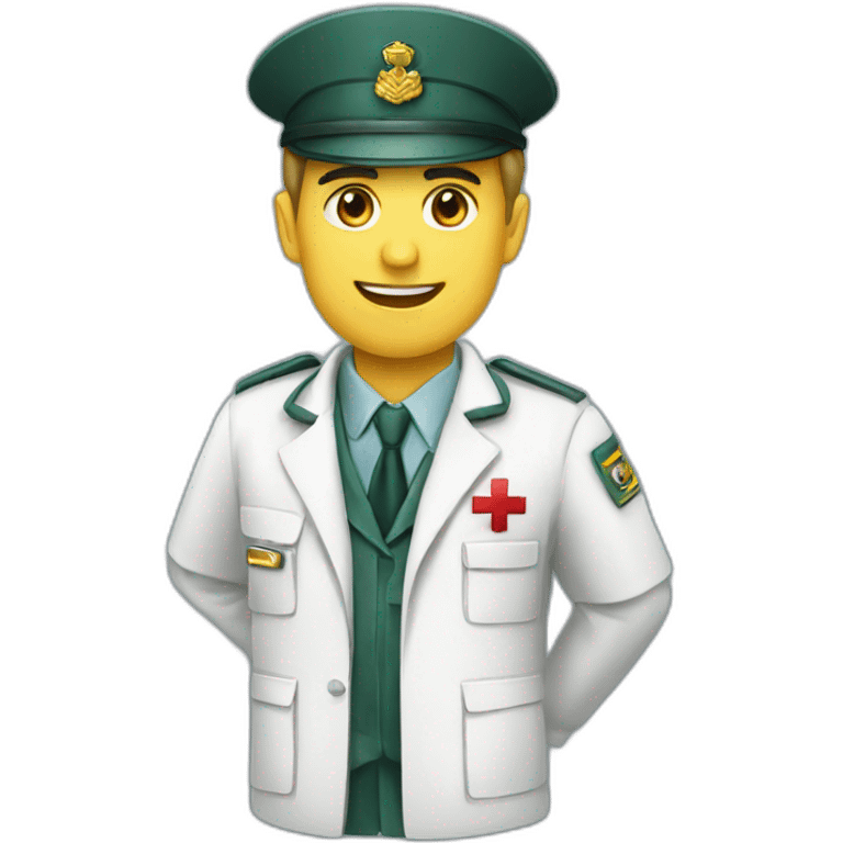 Médecin militaire emoji