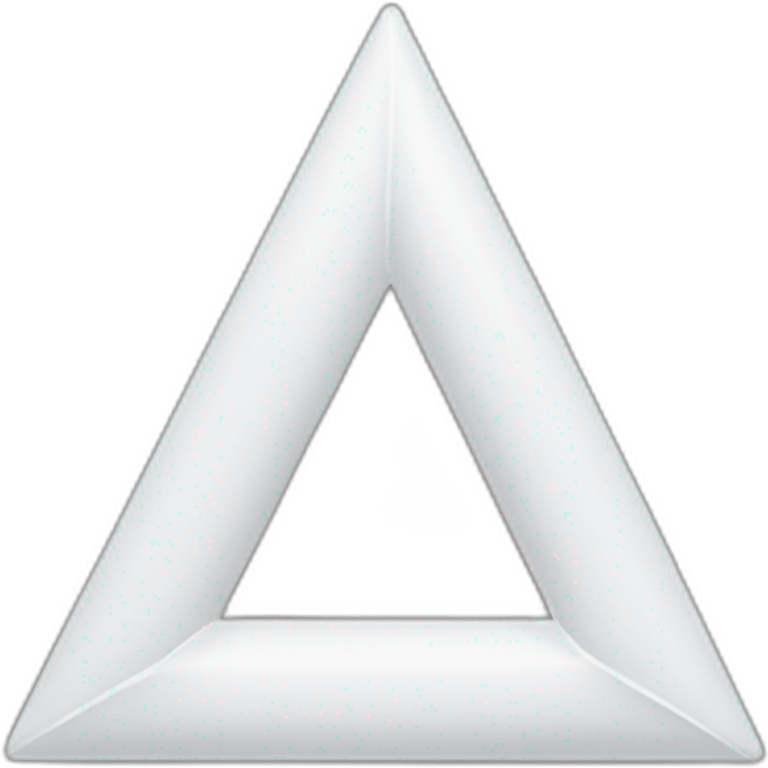 White triangle emoji