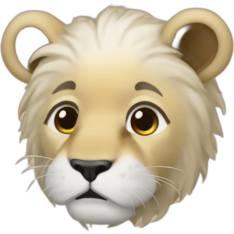 Diaper avec l'image  de lion emoji