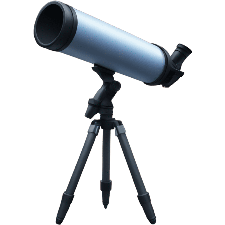 Telescope with stars reflecting in lens emoji