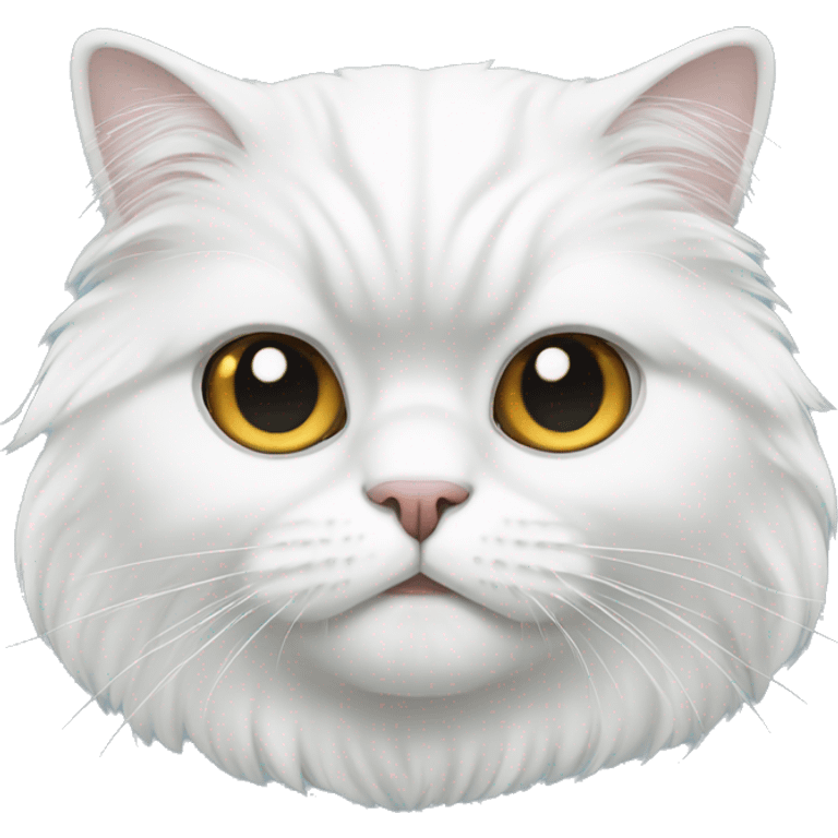 White persian  emoji