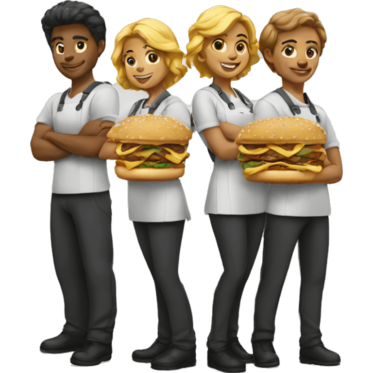 fast food crew emoji