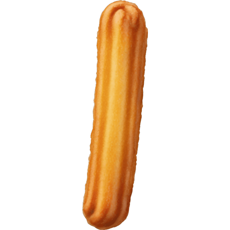 Churro with tip chocolate  emoji