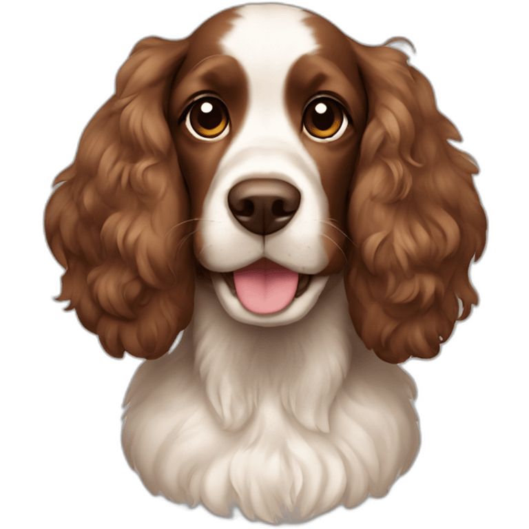 brown cocker spaniel emoji