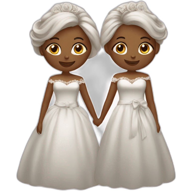 Mariage deux femmes emoji