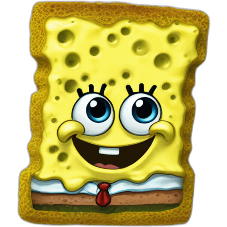 Sponge bob and patrik rock, metal emoji