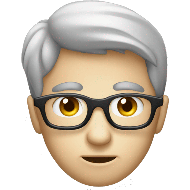 ein emoji mit einem skeptischem blick emoji