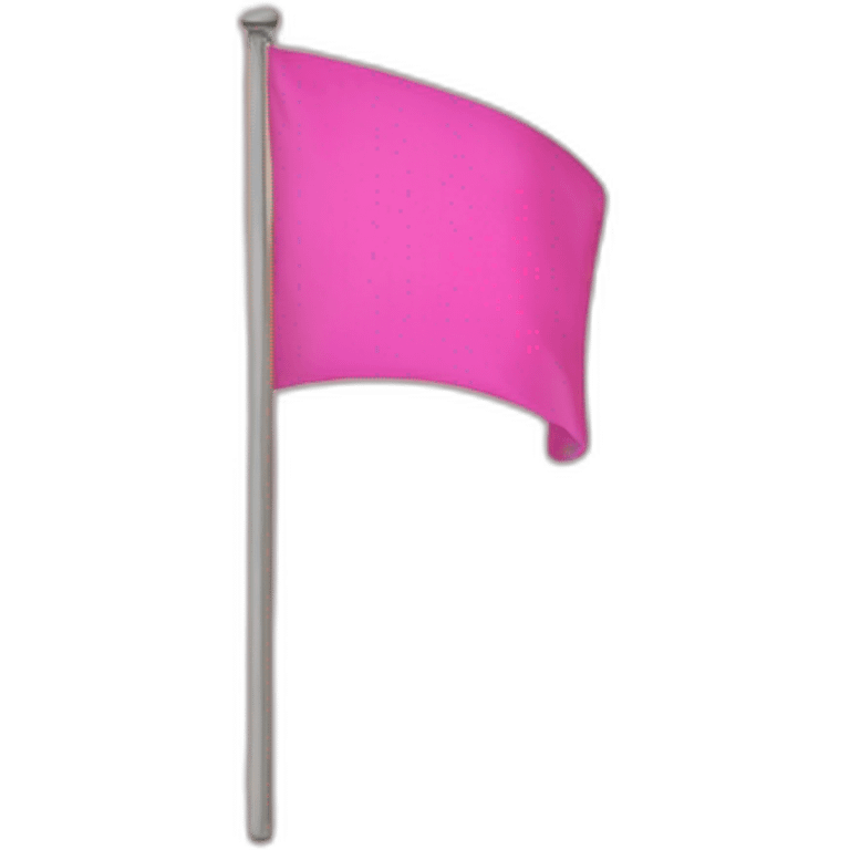 Pink flag  emoji