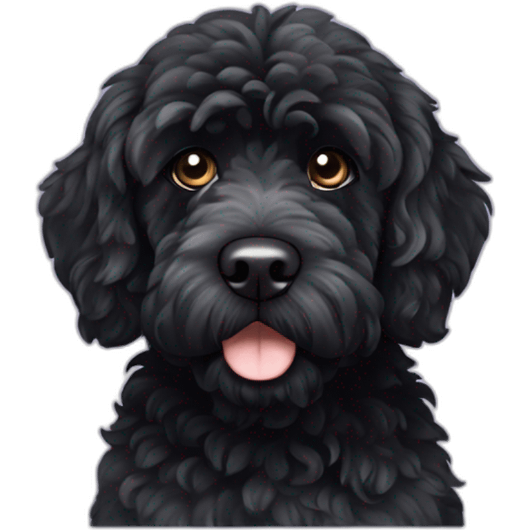 portuguese black water dog emoji