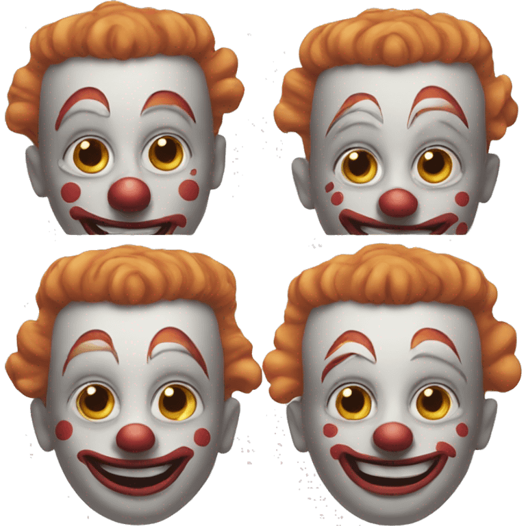 funny clown emoji