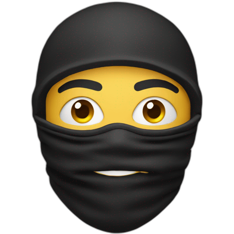 indian ninja ski mask emoji