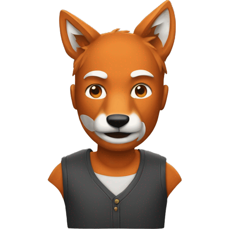 Man with fox head emoji