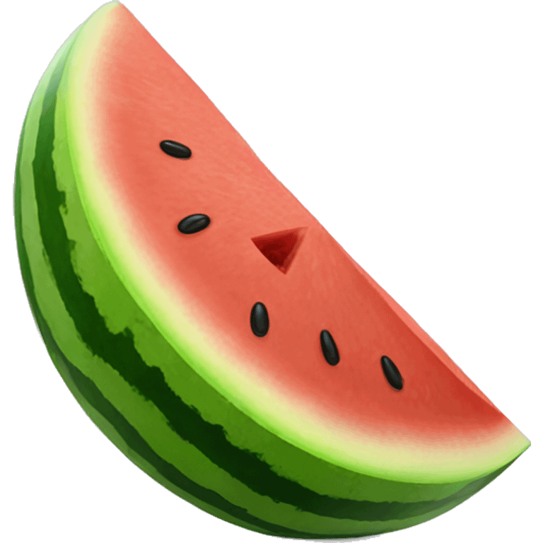 Round whole Watermelon  emoji