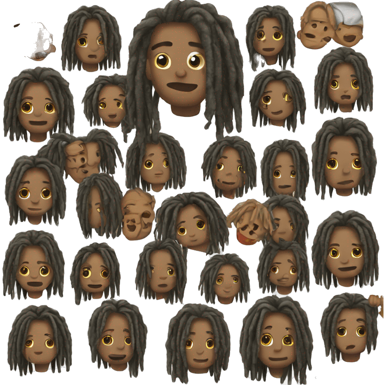 dreads emoji