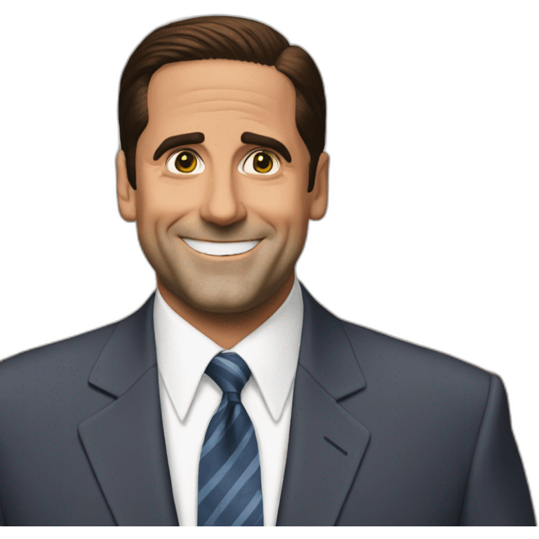 michael scott smiling emoji