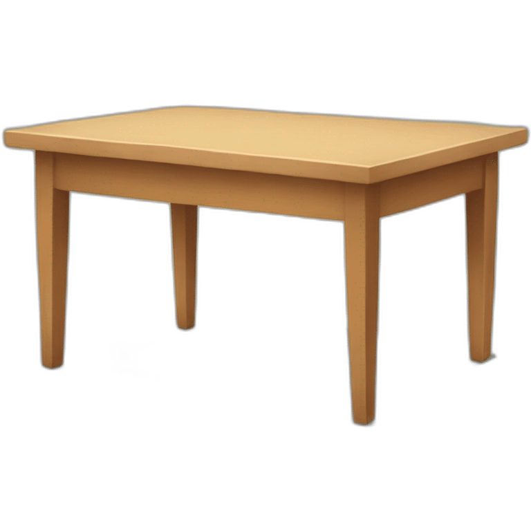 a table emoji