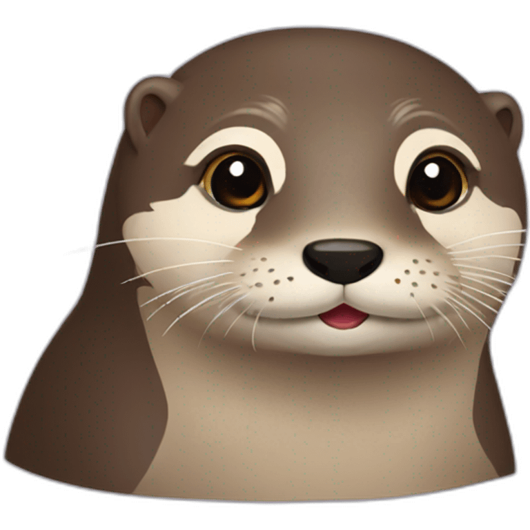 Loutre coeur emoji