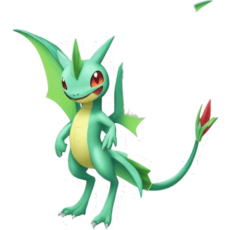 Shiny Vikavolt-Flygon-Pokémon-Fakémon Full Body emoji