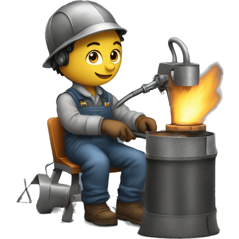 boy welding emoji