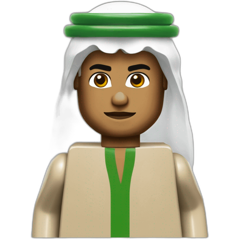 Lego Saudi man emoji