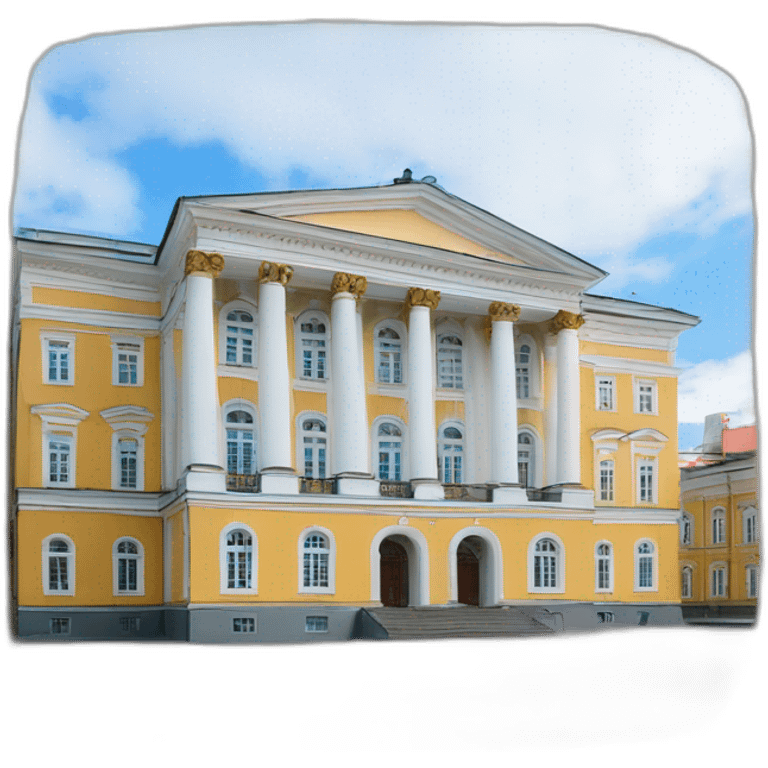 the white building univeristy peter the great polytechnic university saint-petersburg emoji