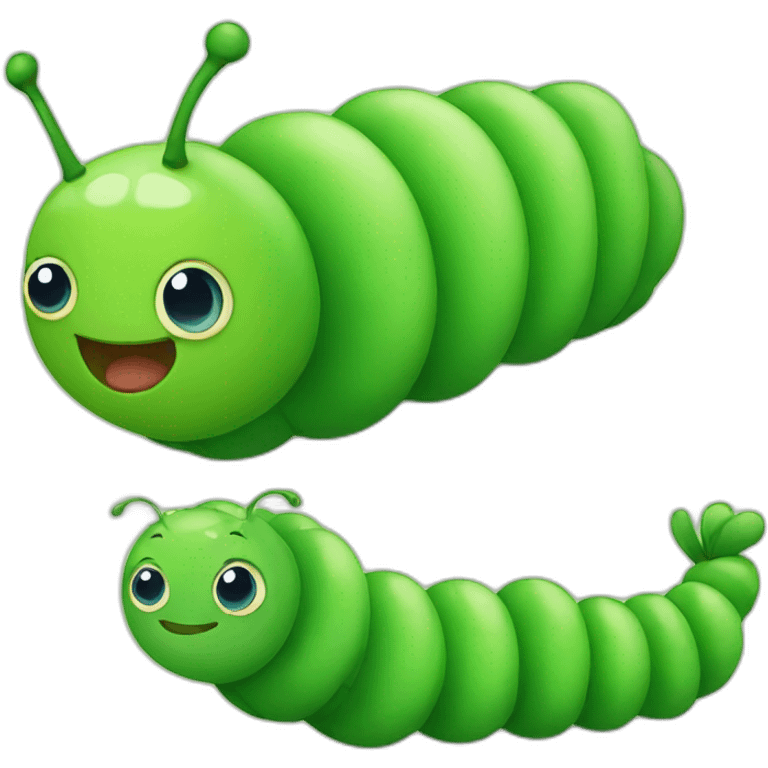 cute caterpillar emoji