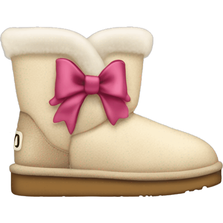 tazman uggs with bow emoji