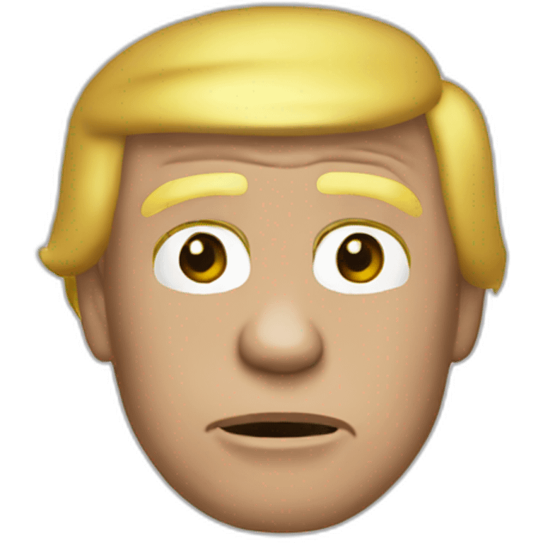 Singe qui tape trump emoji