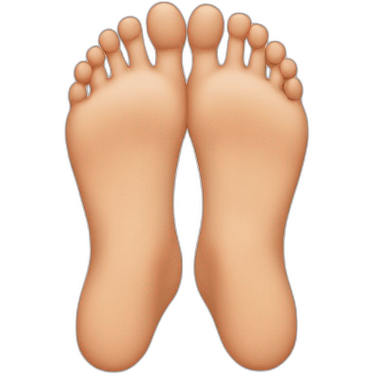 Face with feet showing behind heart emoji