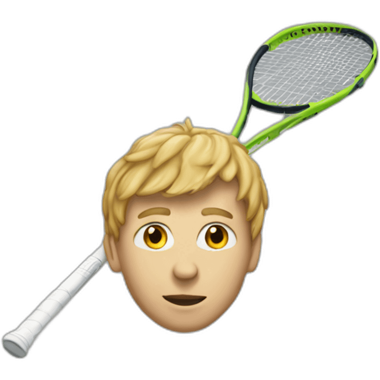 Jannik Sinner raquette emoji