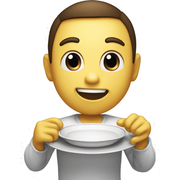 bolob emoji holding a plate that says DP-CORE. emoji