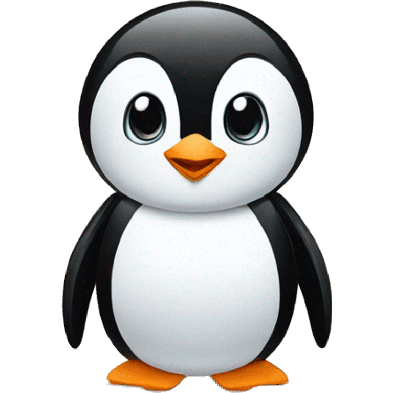 penguin travelibg and learning languages  emoji